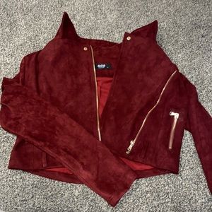 Suede jacket. Worn once.